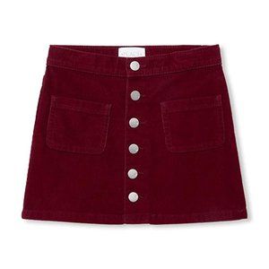 Childrens Place Burgundy Corduroy Skirt